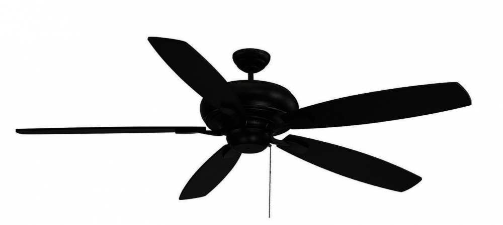 Wind Star 68" Ceiling Fan In Matte Black